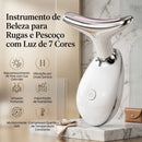 Massageador Facial e de Pescoço EMS Zynthus: Lifting, Firmeza e Renovação Celular 7 em 1