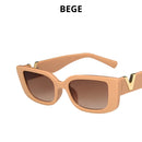 Óculos de Sol Retrô Retangular | Elegância Vintage