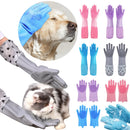 Luvas de Banho para Cães e Gatos | Silicone Premium Remoção de Pelos | Massagem e Limpeza Profissional