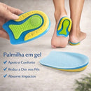 Calcanheira de Silicone Zynthus Step: Absorção de Impacto e Alívio Articular