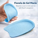 Calcanheira de Silicone Zynthus Step: Absorção de Impacto e Alívio Articular