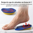 Calcanheira de Silicone Zynthus Step: Absorção de Impacto e Alívio Articular