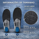 Palmilha Ortopédica Zynthus Pro-Arch: Performance Blindada e Suporte Anatômico