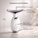 Massageador Facial e de Pescoço EMS Zynthus: Lifting, Firmeza e Renovação Celular 7 em 1